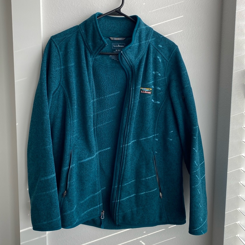 LL Bean green jacket